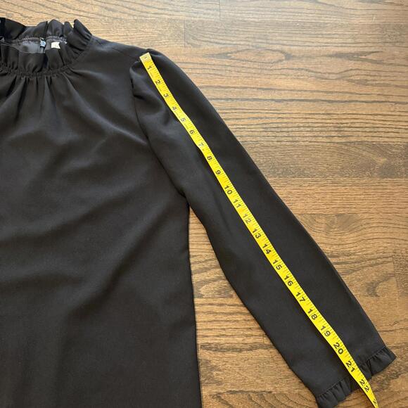 J.Crew NWOT Black Shift Dress Size 00 - Picture 6 of 7